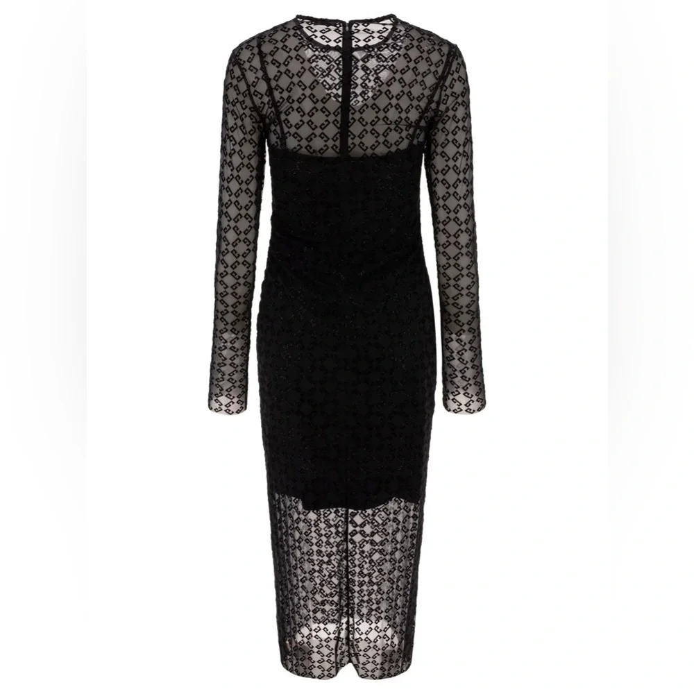 Givenchy Black Lace Midi Dress - Picture 2 of 6